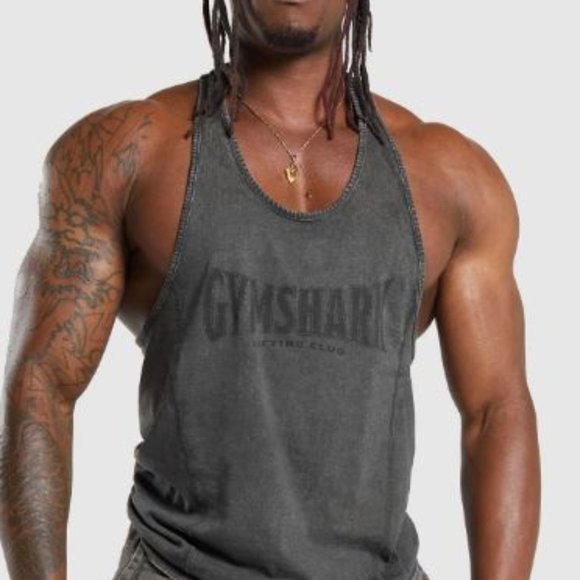 Gymshark Heritage Washed Stringer - Picture 1 of 4
